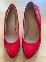 Rote Lack Ballerinas, Größe 41/42, neuwertig Bayern - Zorneding Vorschau