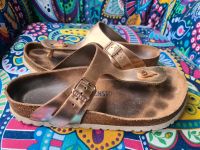 Birkenstock Gizeh Metallic Copper Gr. 39 Leder Inklusive Versand Nordrhein-Westfalen - Langenfeld Vorschau