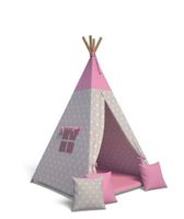 Best for Kids Tipi-Zelt, Personen: 2 pink grau Spielezelt Kinder Thüringen - Rhönblick Vorschau