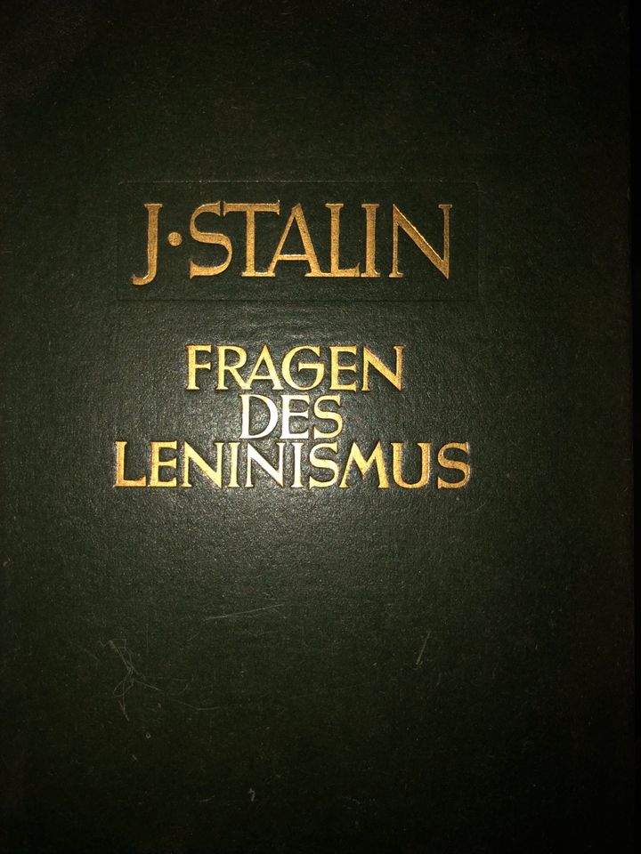 J. Stalin Fragen des Leninismus 1950 antikes Buch intakt in Berlin