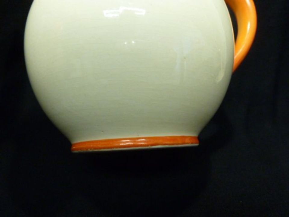 2 Waechtersbach/Wächtersbach Art Deco 1930 Krug Creme/Orange in Schwäbisch Gmünd