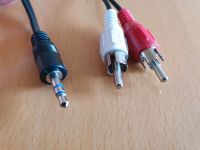 Cinch auf 3,5 mm Klinke Audio Kabel 1,0 m Stereo Hifi Stecker Saarland - Bous Vorschau
