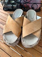 ♥️Plateau Sandalen Reserved♥️Leder Gr.37 Hessen - Langgöns Vorschau
