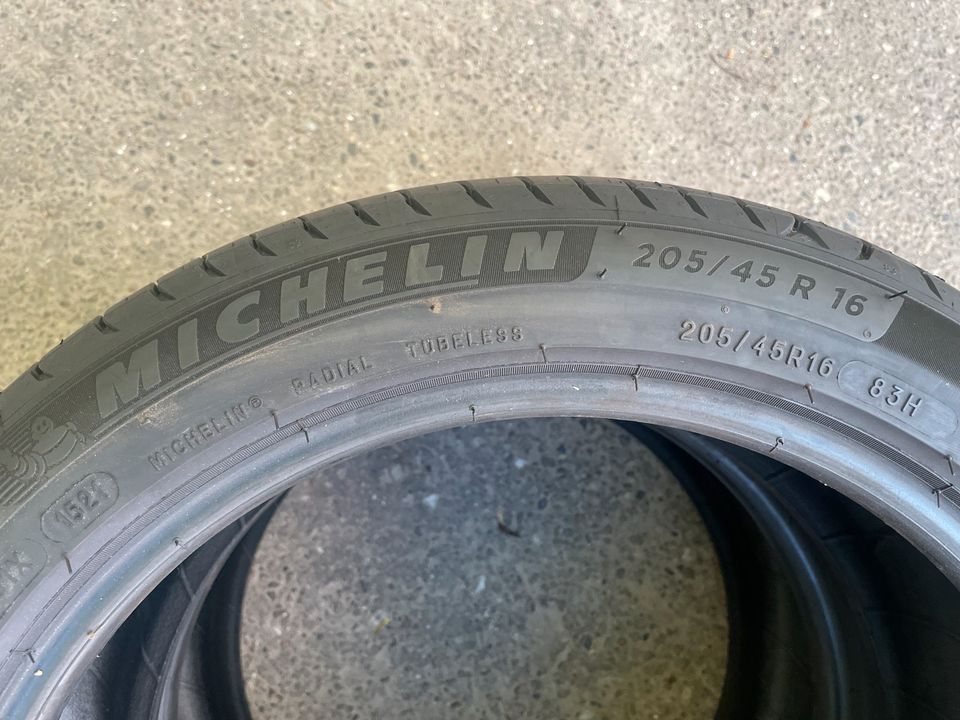 Michelin Primacy 4 Reifen , 2x 185/50 R16 81 H 2x 205/45R16 83H in Hamburg