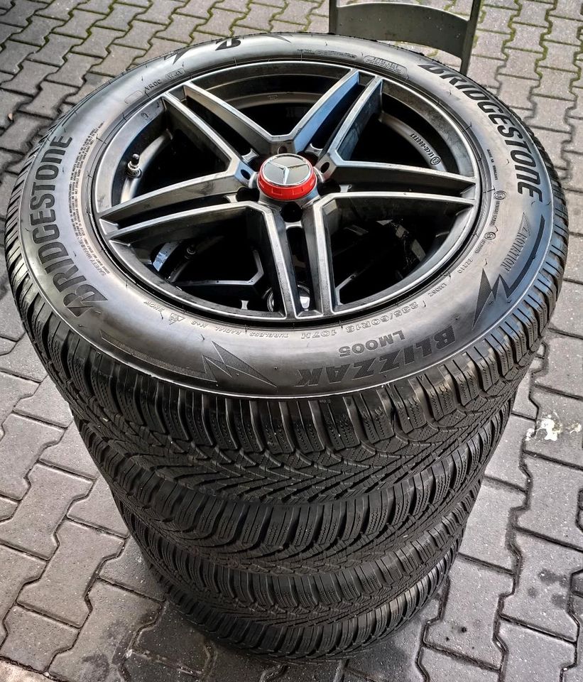 ✓ MERCEDES GLC 235/60 R18 107H WINTERREIFEN SCHWARZE ALUFELGEN in Herten