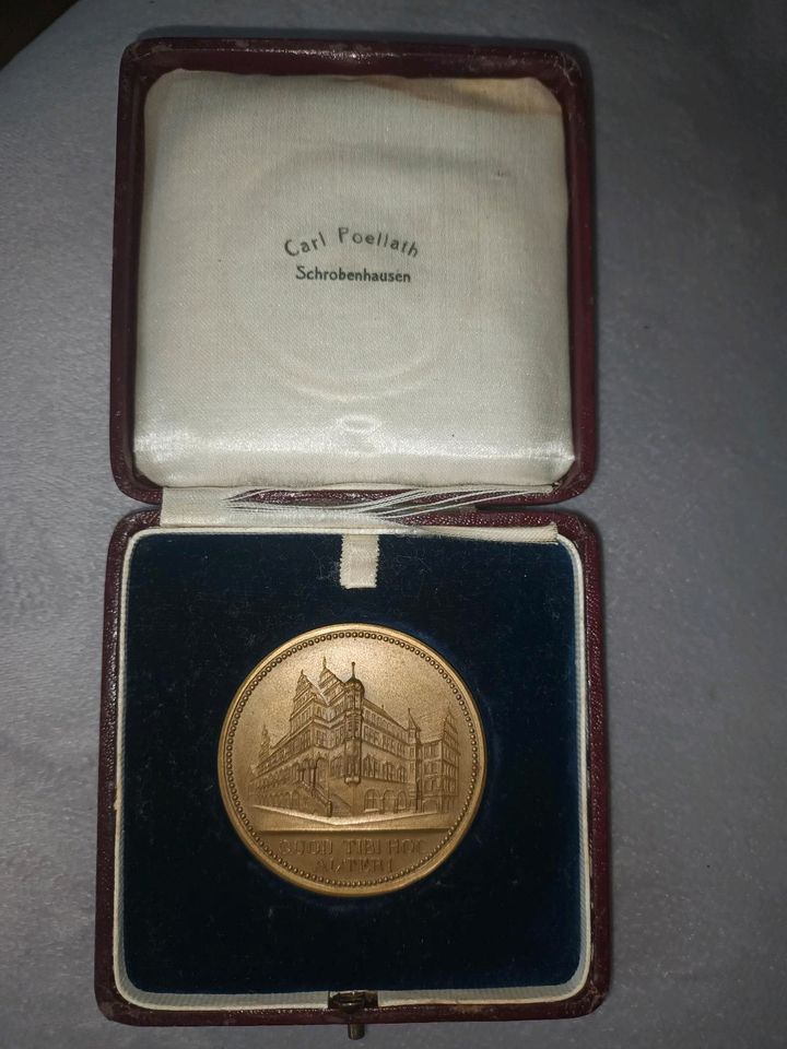 Seltene Bronze Medaille Handelskammer Freistaat Braunschweig in Braunschweig