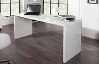 Schreibtisch weiß Hochglanz 160x60 cm neuwertig/hoher Neupreis Niedersachsen - Lilienthal Vorschau