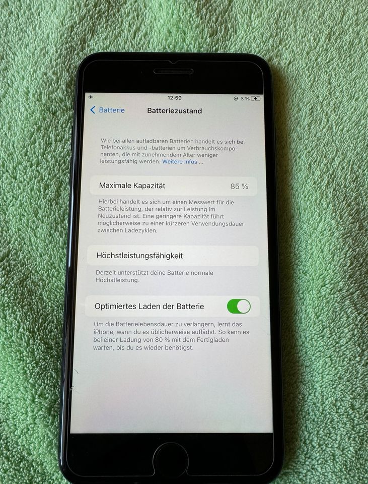 iPhone 7 Plus Schwarz 256 GB in Villingen-Schwenningen