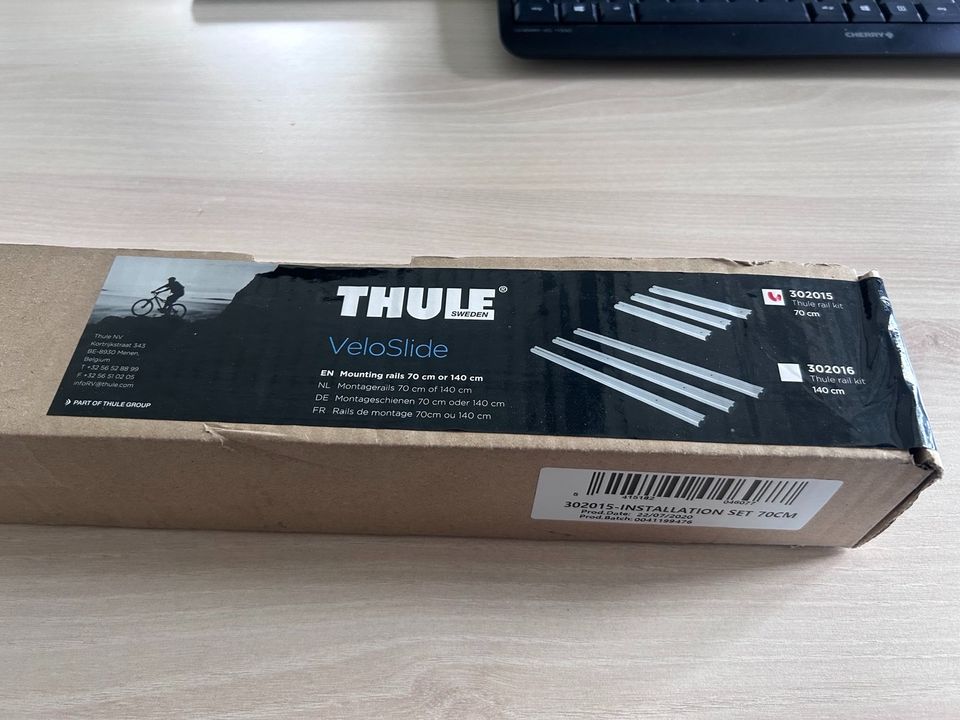 Thule Veloslide Fahrradträger Montageschienen 70cm lang in Erfurt