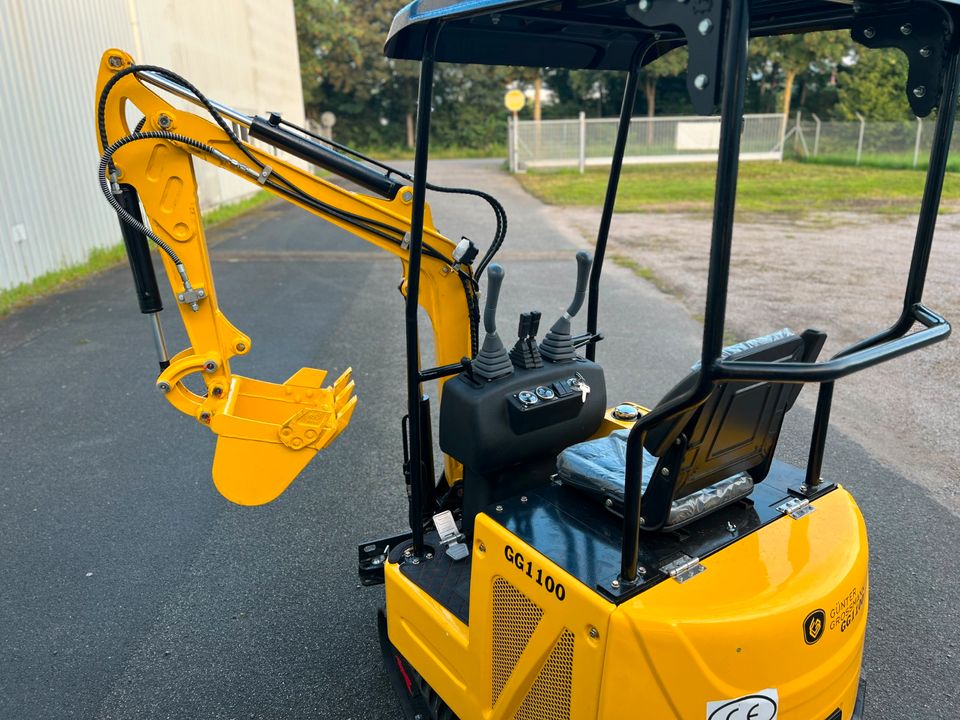 ‼️ Neue Minibagger GG1100 ‼ Kubota Motor, Knick, Verstel ‼️ in Gehrden