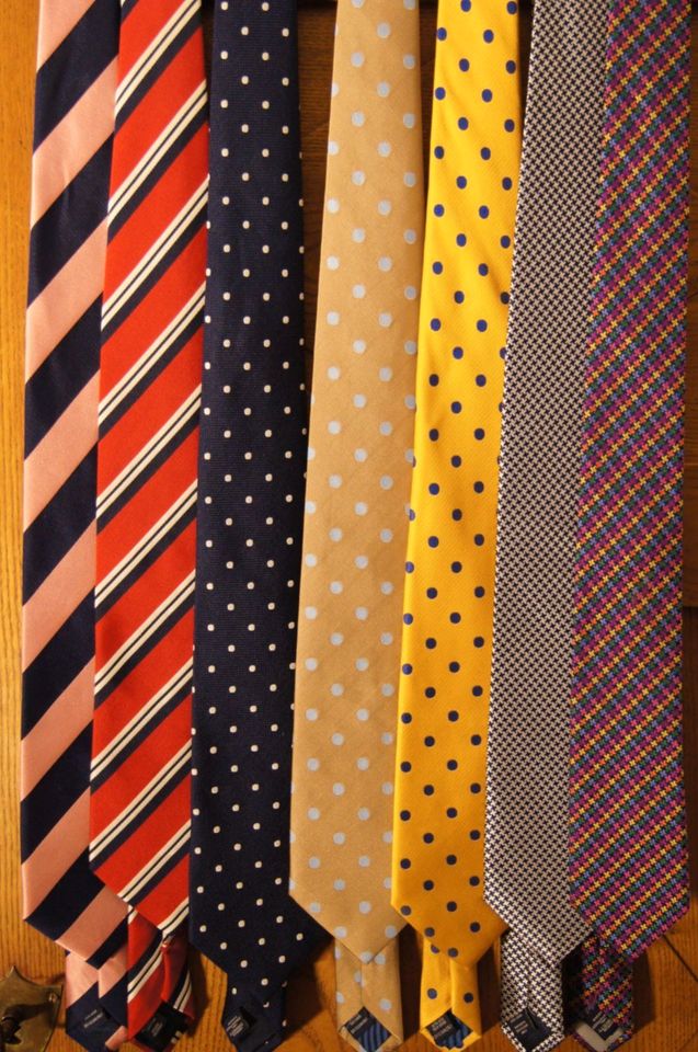 Neuwertige Seiden-Krawatten aus England (von Charles Tyrwhitt) in Leverkusen