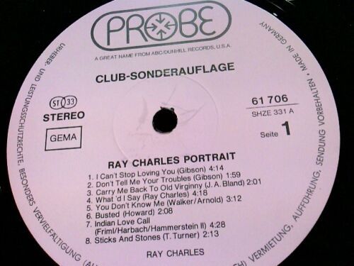 Ray Charles - Vinyl LP 12 "  -  Titel  "Portrait" in Kerken