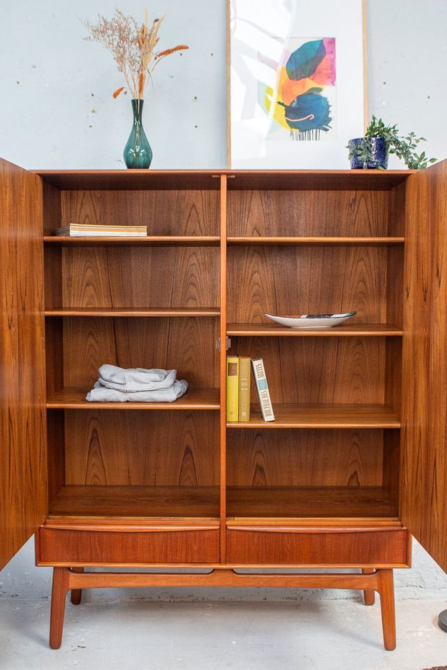 Svend Aage Madsen Vintage Teak Highboard Kleiderschrank Kommode in Köln