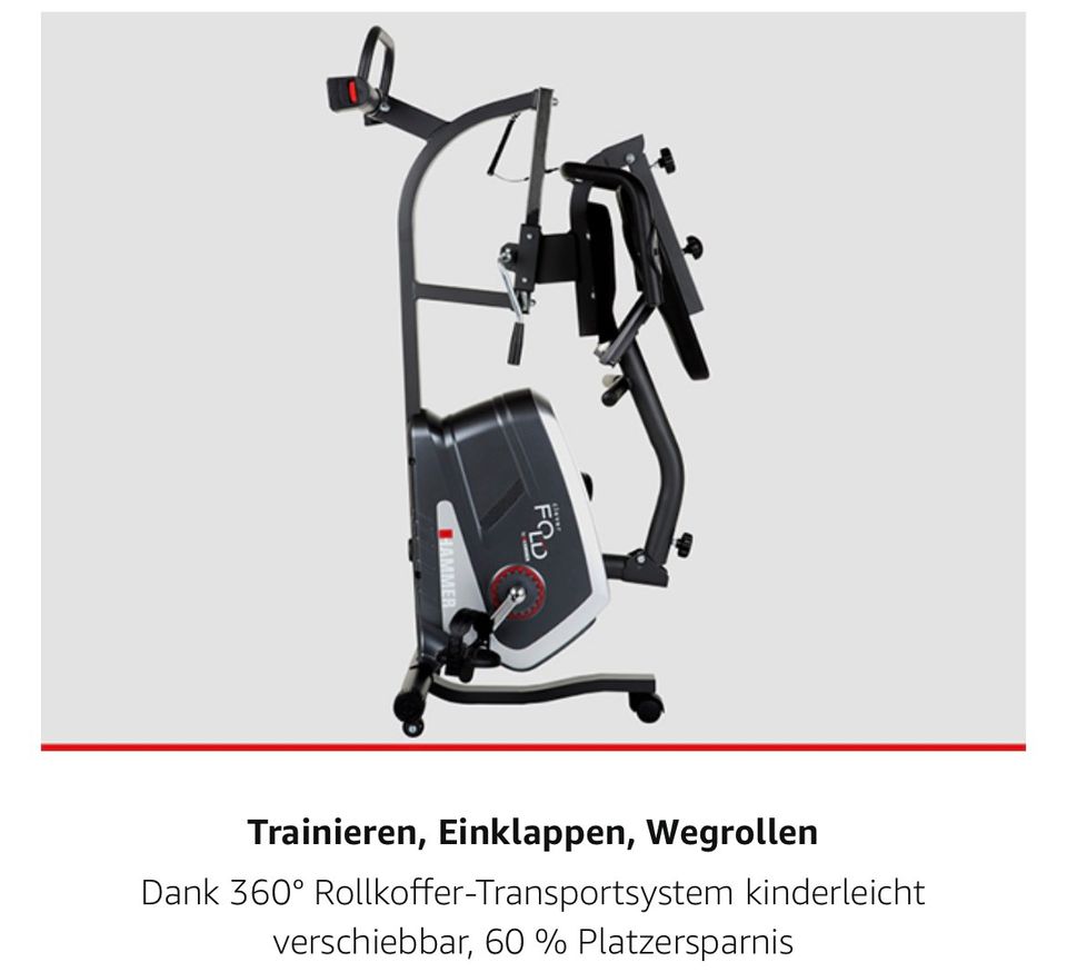 Ergometer, Liege-Ergometer, klappbar in Passau