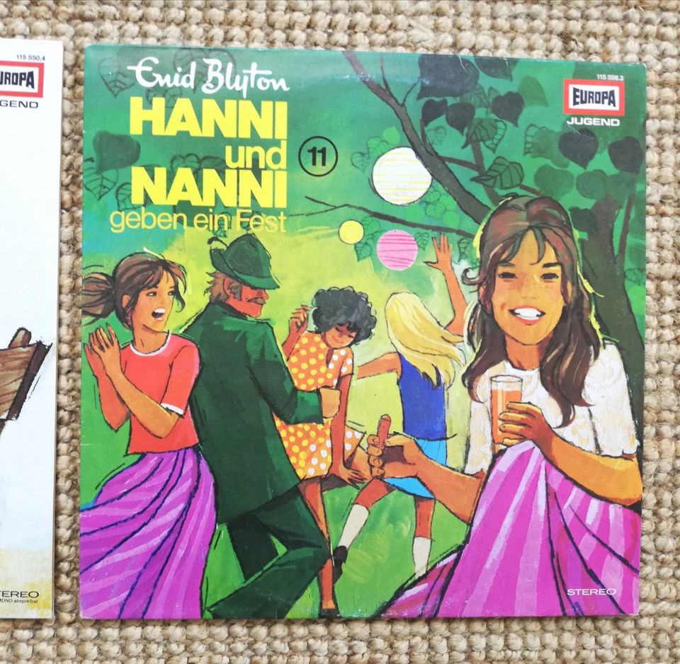 ENID BLYTON Hanni und Nanni Folgen 4+5+11 Hörspiel LP Vinyl in Lienen