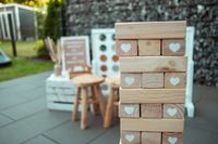 ✨XXL Jenga Hochzeitsspiel Hochzeitsdeko Outdoorspiele JGA Wedding Nordrhein-Westfalen - Gelsenkirchen Vorschau