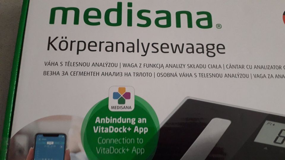 Medisana Waage Körperanalyse Körperanalysewaage Bluetooth Bmi App in Berlin