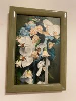 Kunstwerk Bild Gemälde Orchideen Blumenstrauß Öl auf Leinwand Bayern - Regensburg Vorschau