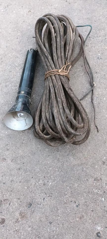 DDR Handlampe Oldtimer Moskwitsch Fahrzeug  12 V in Wiehe