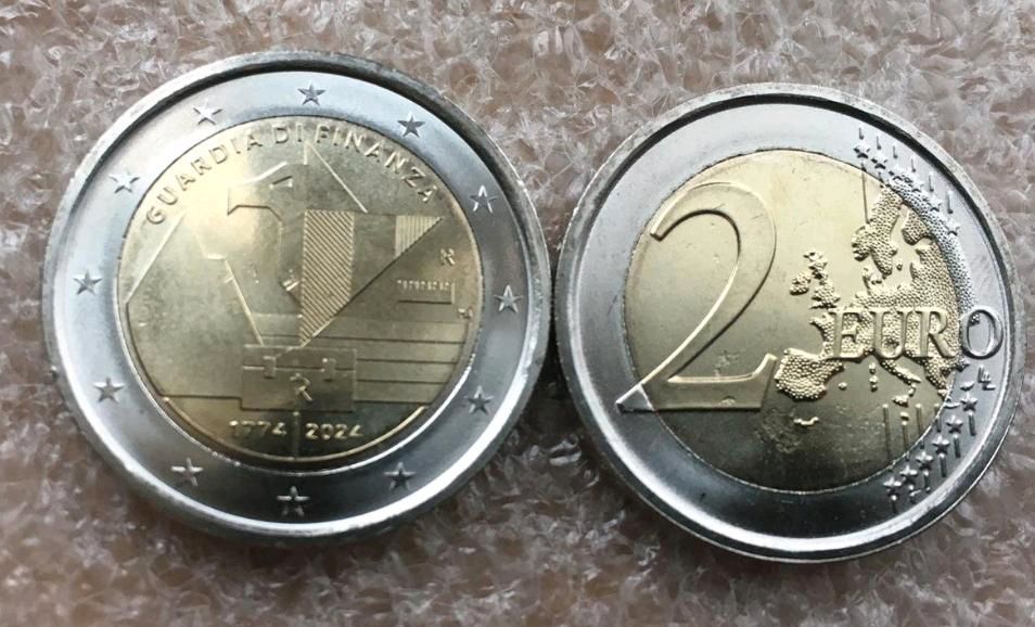 Italien 2 Euro 2024 "Guardia di Finanza" 3.50€ in Berlin