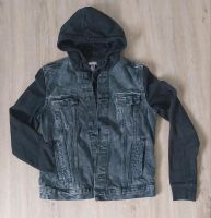 Jeansjacke mit Sweat Gr. M H&M Schwarz Brandenburg - Strausberg Vorschau