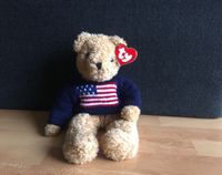 ty beanie Teddy Curly mit USA Pulli  45cm - NEU Eimsbüttel - Hamburg Lokstedt Vorschau