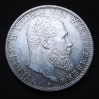 2 Mark Deutsches Reich 1899 F Wilhelm II König von Württemberg Brandenburg - Hennigsdorf Vorschau