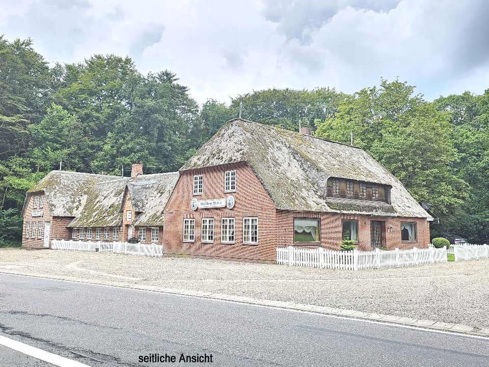 Stilvolle ehemalige Gaststätte unter Reet am Waldrand mit historischem Charme in Westre