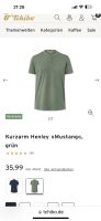 Tshirt Kurzarm Henley  Mustang Grün Tchibo Hamburg-Nord - Hamburg Uhlenhorst Vorschau