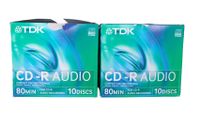 19 TDK CD-R Audio Rohlinge versiegelt OVP CD-RX80JCA Niedersachsen - Wietmarschen Vorschau