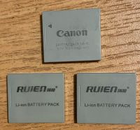 3 Li-Ionen Batterien Kamera Canon Bayern - Herzogenaurach Vorschau