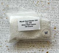 ! Großpackung ! 15/0 420 Miyuki Perlen 95 g ! White pearl Ceylon Niedersachsen - Langenhagen Vorschau