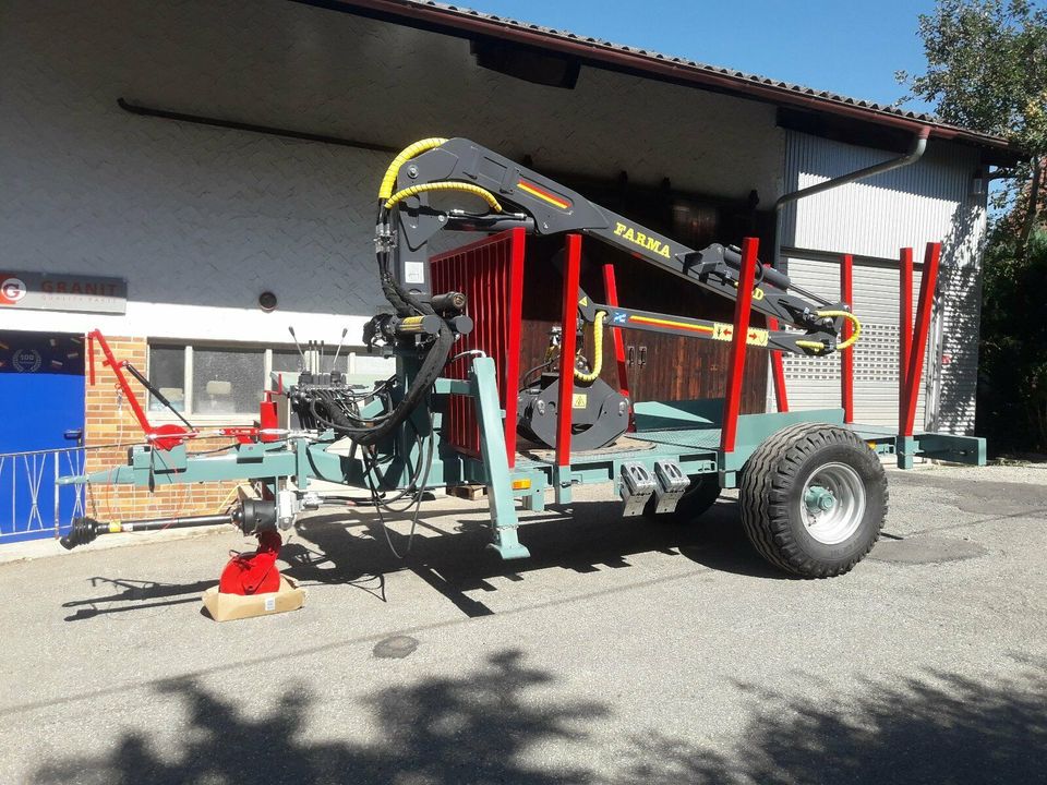 HOYH Holzanhänger Rückewagen Anhänger Deutz J.Deere Fendt IHC in Waldenbuch