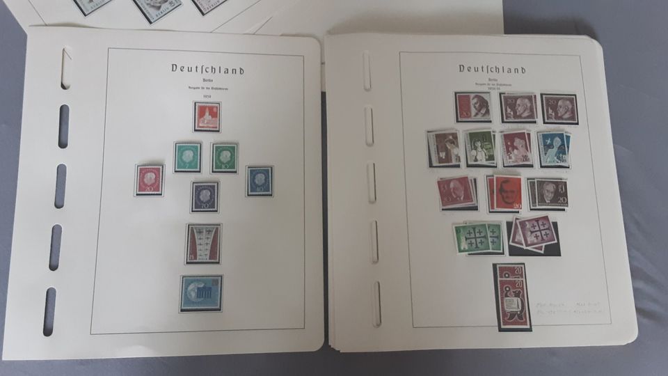 Berlin Sammlung 1954-90 auf LT-Vordruck in Hilden