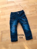 Breit geschnittene gefütterte Jeans *dopodopo* Größe 104 Niedersachsen - Hagenburg Vorschau