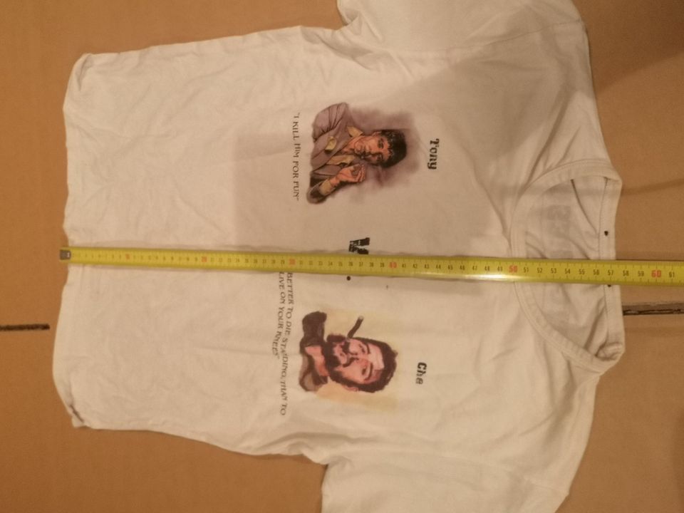 ✿ Toni Blair vs Che Guevara Anti gegen Shirt T-Shirt weiß Gr.S 34 in Mannheim