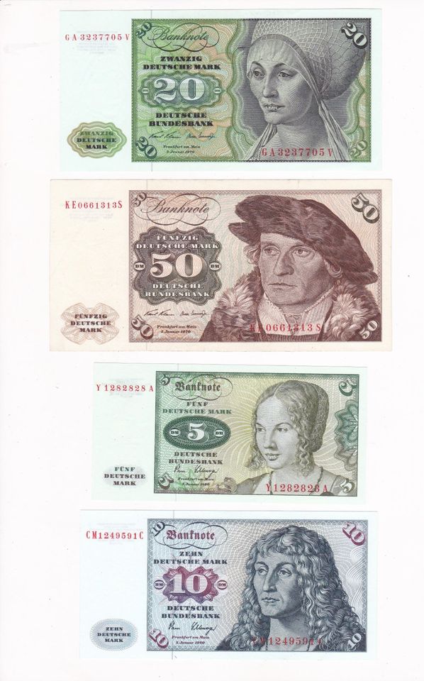 Sammelauflösung Banknoten 1960-2002 siehe Text in Berlin