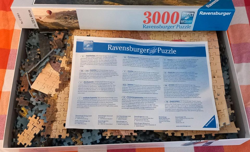 Ravensburger Puzzle 3000 Teile Reisterrassen in Schmölln