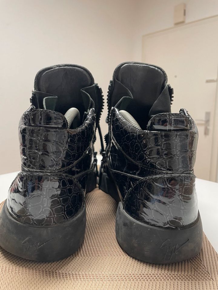 ZANOTTI ALL BLACK High-Top Gr, 42! in Düsseldorf