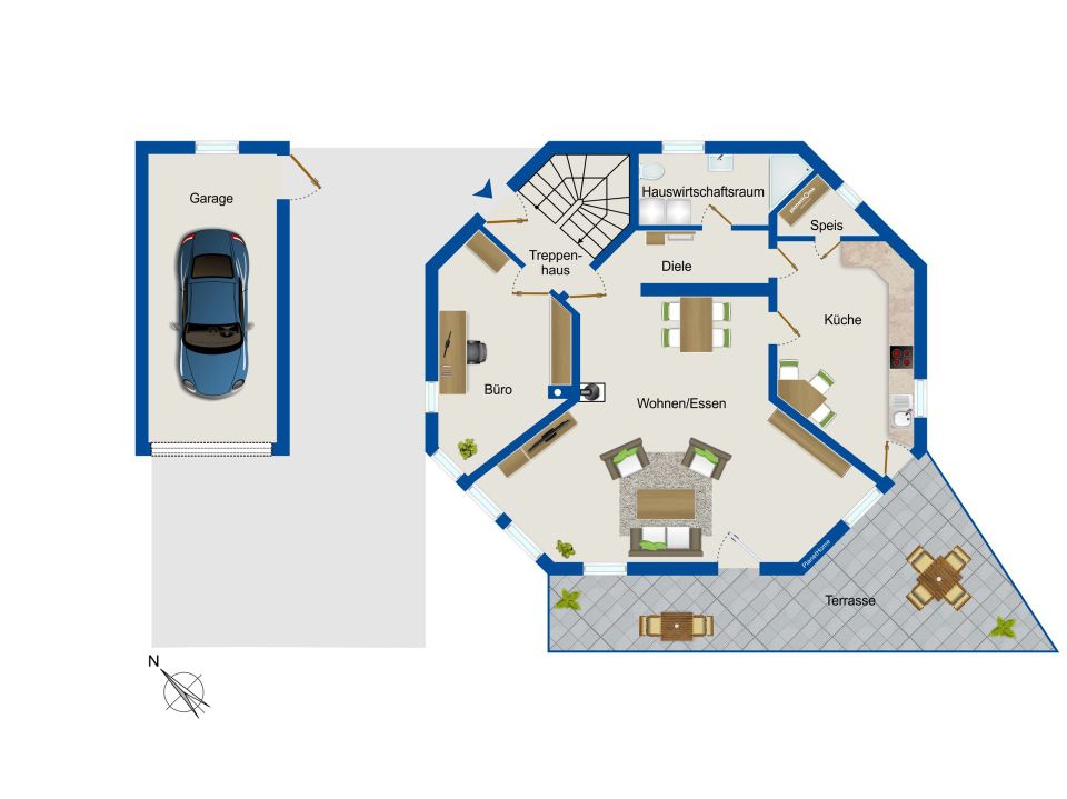 Freundliches Einfamilienhaus in attraktiver Lage in Riedlingen in Riedlingen