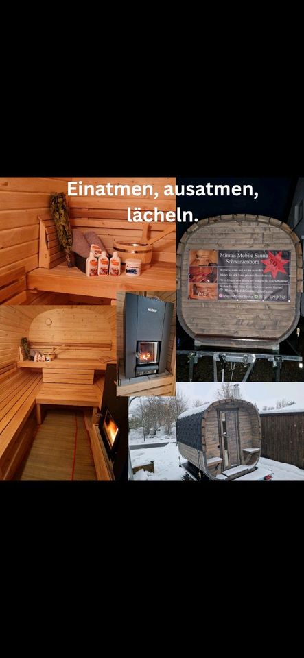 Angebot März Mobile Fasssauna Quadrosauna Wellness event mieten in Schwarzenborn