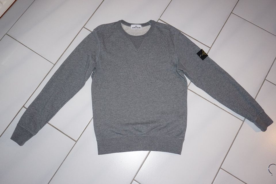 Stone Island Sweater Sweatshirt Pullover | Grau | Gr. S in Gelnhausen