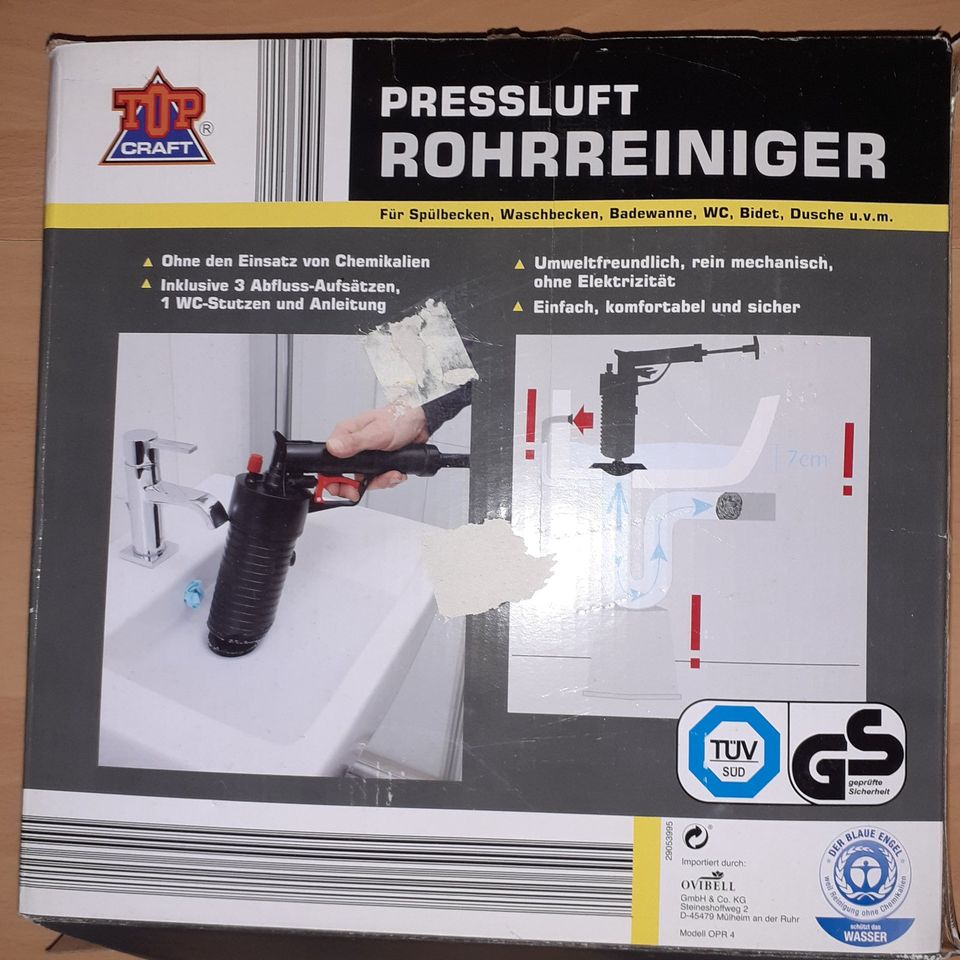 PRESSLUFT ROHRREINIGER in Wendehausen