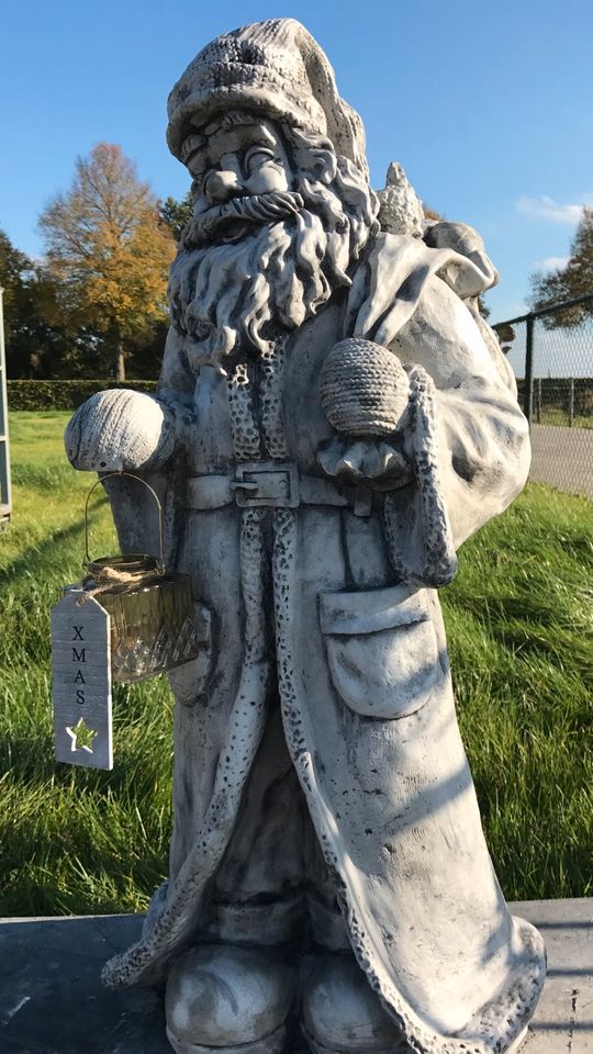 XL Weihnachtsmann 120kg 106cm Nikolaus Zwerg Gartenzwerg Wichtel in Goch