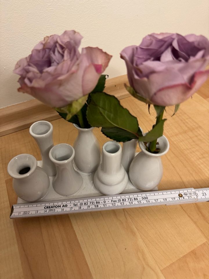 Vase weiß 18 cm in Wertingen