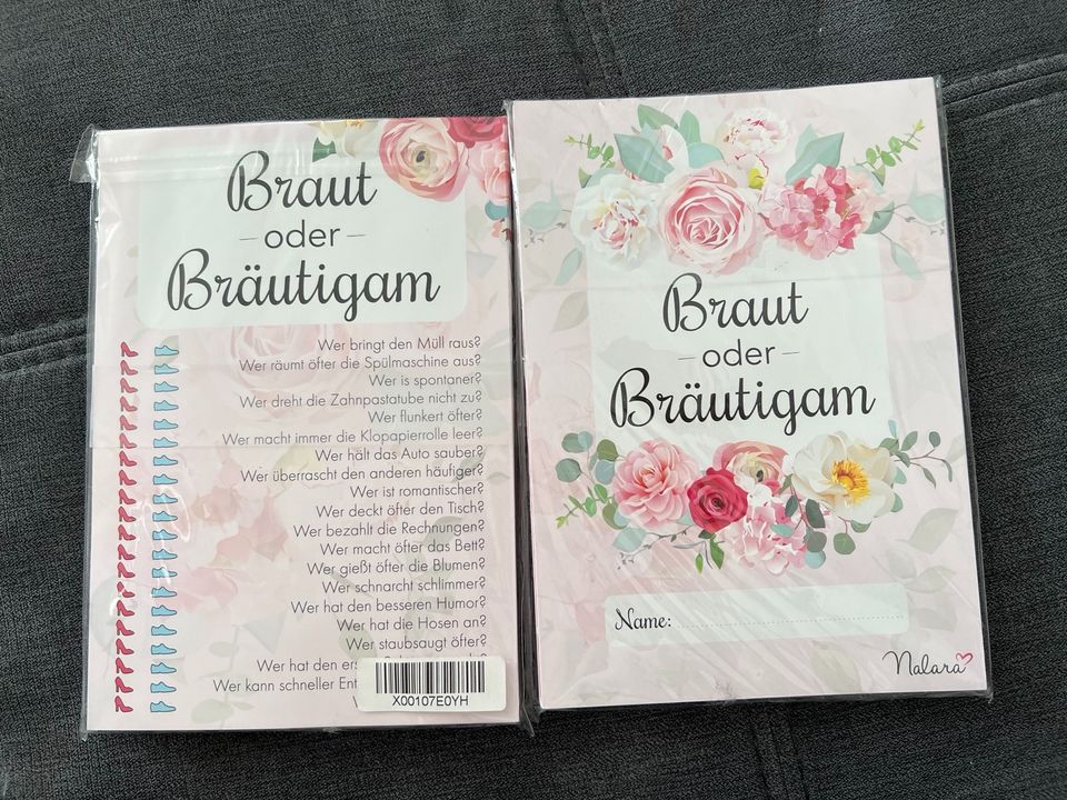 Braut oder Bräutigam Karten Hochzeit in Medebach