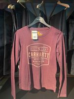 Carhartt Langarmshirt M Dunkelrot / 103929 / Longsleeve Niedersachsen - Ostrhauderfehn Vorschau