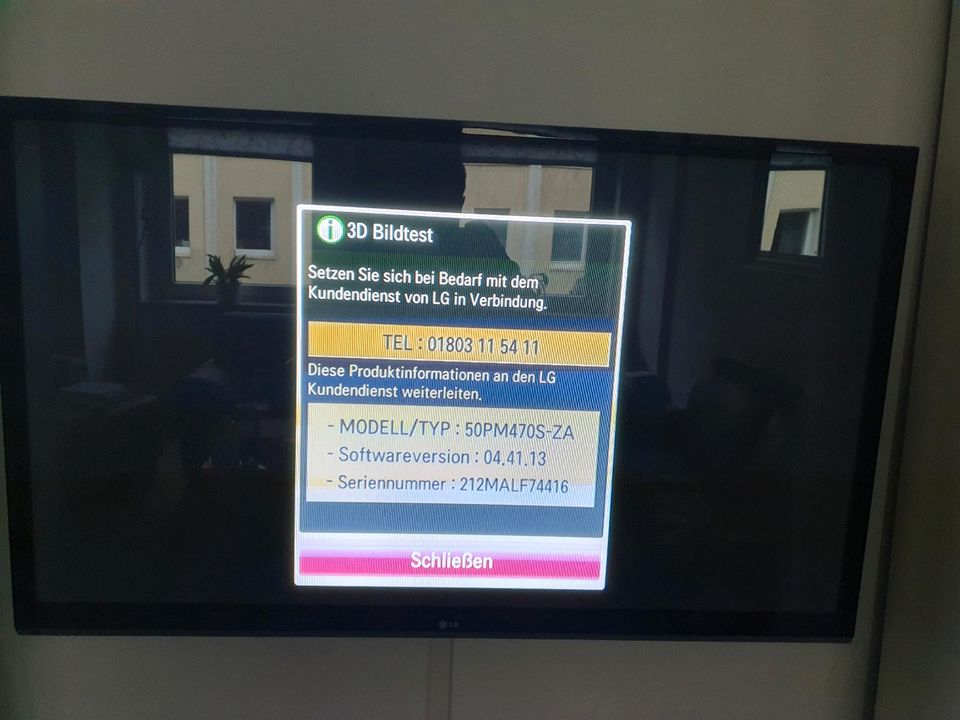 LG Plasma Fernseher 55 Zoll, schwarz/klavierlack in Bielefeld