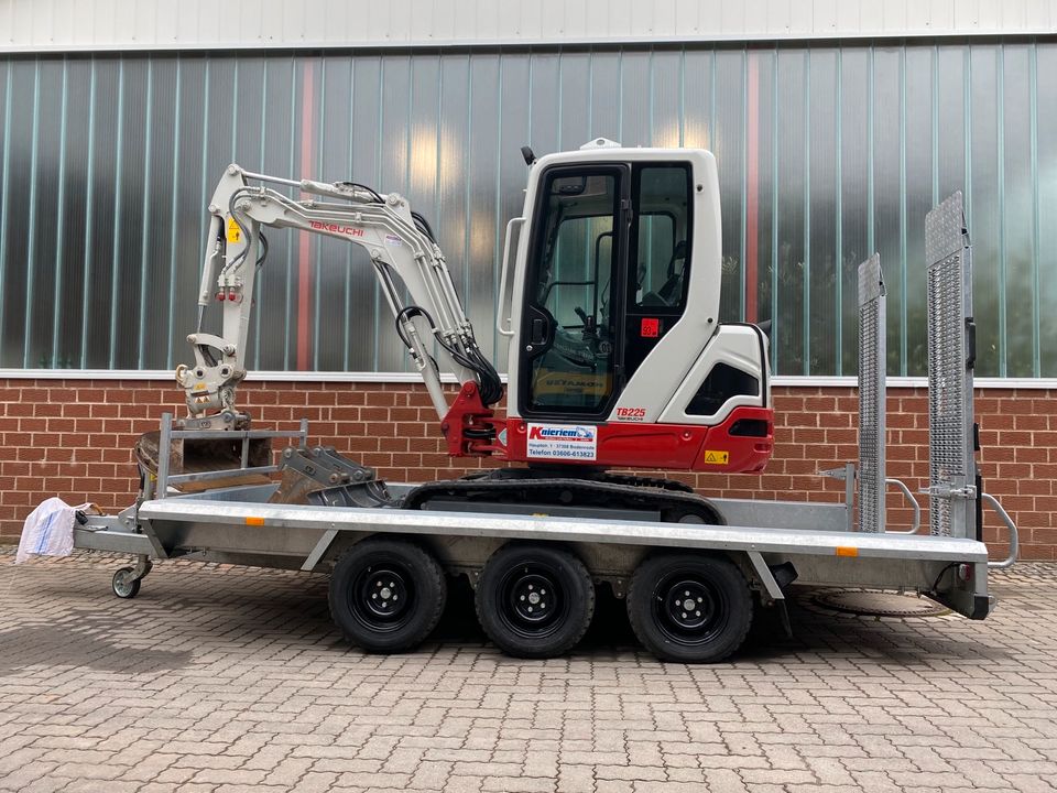 Takeuchi Tb 260 Powertilt Minibagger Bagger Radlader mieten in Heilbad Heiligenstadt