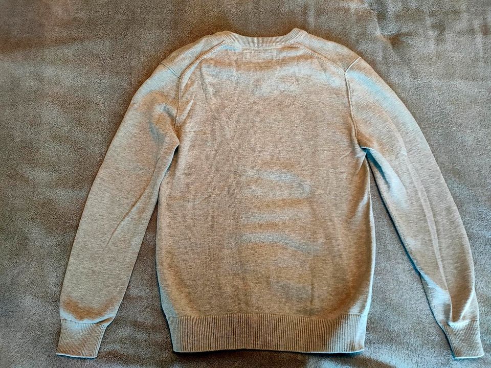 Pullover M: Marc O'Polo Pulli V Ausschnitt Sweater beige hell in Schwieberdingen